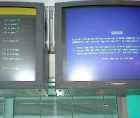 Blue Screen of Death on an airport departures screen